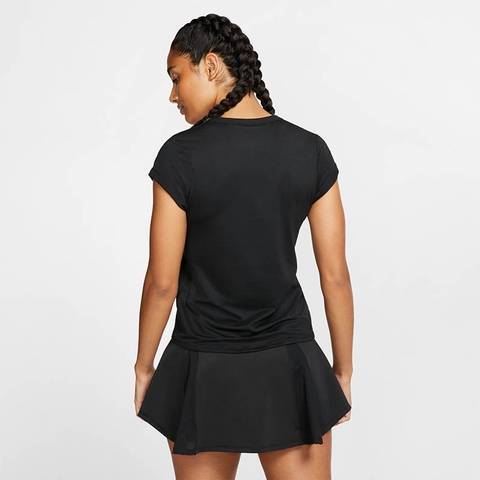 Nike Court Dry Women's Tennis Top Black/white