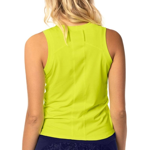 Lucky In Love Starter Ribbed Women S Tennis Tank Neonyellow