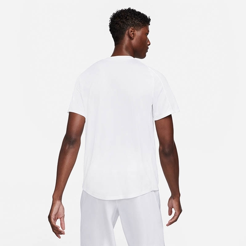 Planta cortar libro de bolsillo Nike Court Dry Victory Men's Tennis Crew White/black