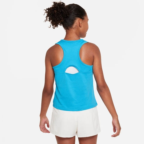 Nike Court Dri-Fit Victory Girls' Tennis Tank Blue/white