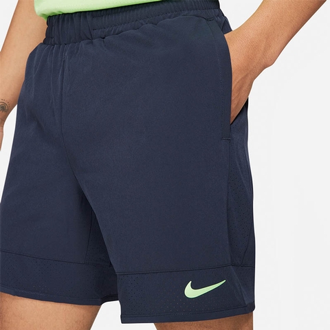 Nike Rafa 7 Men's Tennis Short Obsidian/limeglow