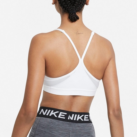 Nike Dri Fit Indy Women's Bra White/grey
