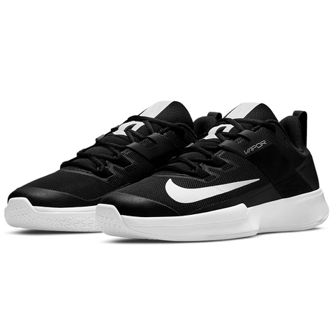 nike men's vapor lite tennis shoes white and black