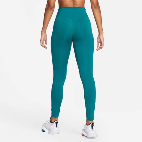 Nike Dri-FIT One Mid-Rise Women's Leggings Teal/black