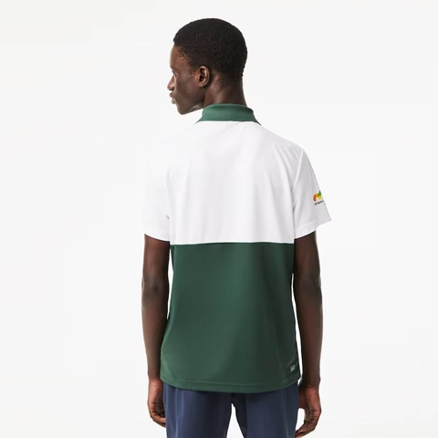 Lacoste Open 23 Men's Tennis Polo Green/white