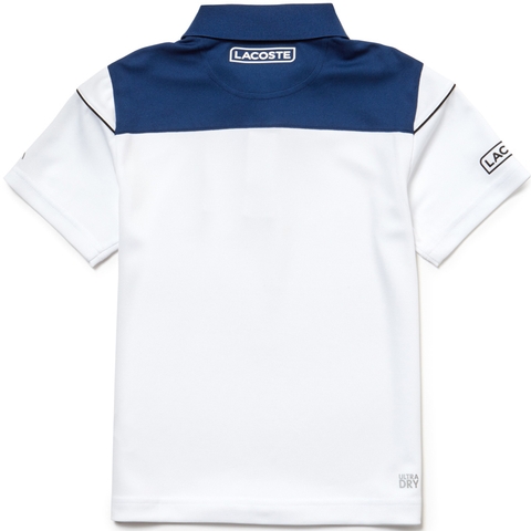 Lanzamiento Correa tienda de comestibles Lacoste Ultra Dry Miami Open Boy's Tennis Polo Marino/white Lanzamiento Correa tienda de comestibles Lacoste Ultra Dry Miami Open Boy's Tennis Polo Marino/white