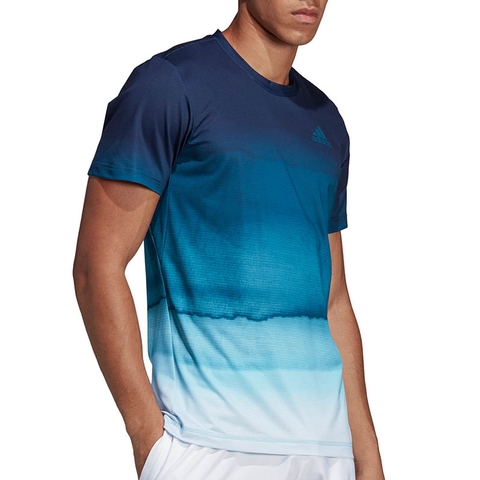 Adidas Parley Men's Tennis Tee White/easyblue