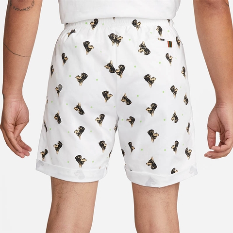 Cabra formato Merecer Nike Heritage Printed Men's Tennis Short White