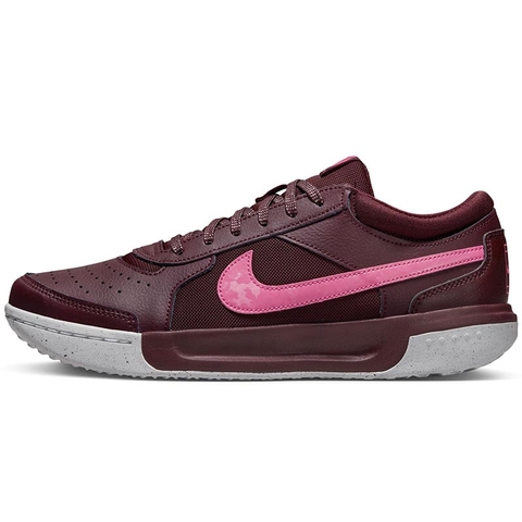 tirar a la basura famoso cortador Nike Court Zoom Lite 3 Premium Women's Tennis Shoe Burgundy/pink