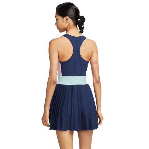 Nike Court Slam Women's Tennis Dress Navy/pink