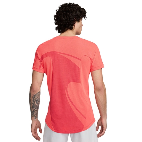 Nike Adv Rafa Men's Tennis Top Firered/white