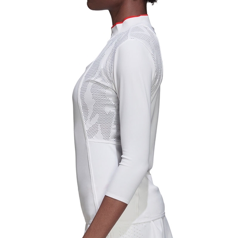 adidas long sleeve top womens white