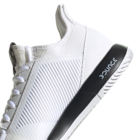 aleatorio lucha el primero Adidas Adizero Defiant Bounce 2 Women's Tennis Shoe White/black