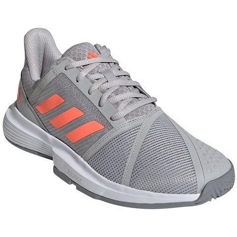 Adidas CourtJam Bounce Women's Tennis Shoe Grey/coral