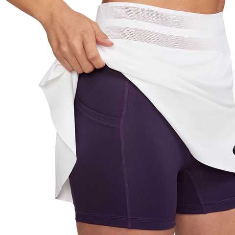 Nike Slam LN Women's Tennis Skirt White/grandpurple