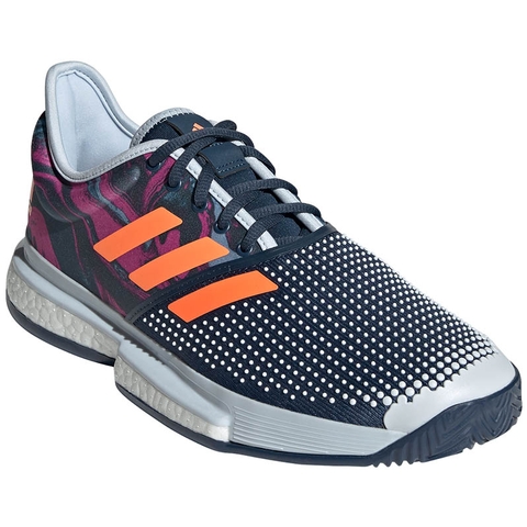 Adidas SoleCourt Men's Shoe Blue/pink