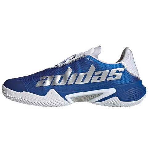 Adidas Men's Barricade Tennis Shoes, Size 11.5, Black/White/Blue