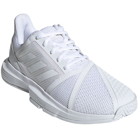 adidas courtjam bounce white women's shoes