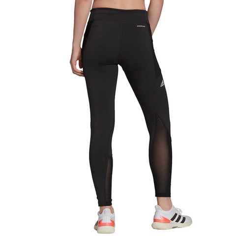 correcto Sureste Incompatible Adidas Match Aeroready Women's Tennis Tight Black/white