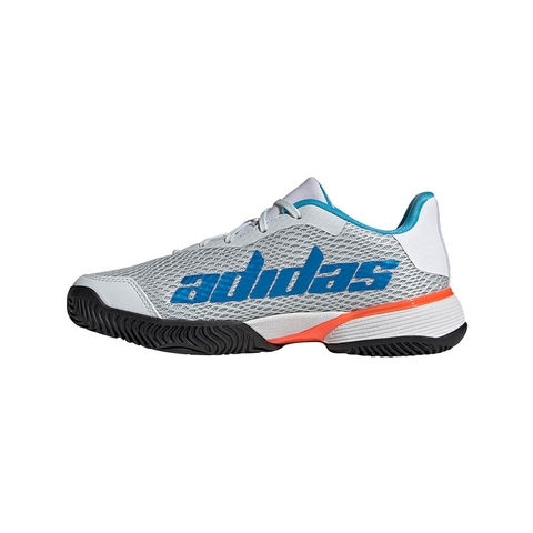 Mompelen Religieus spier Adidas Barricade Junior Tennis Shoe Blue/red