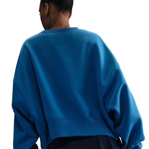 Nike Heritage Phoenix Fleece Women's Tennis Top Blue/armorynavy