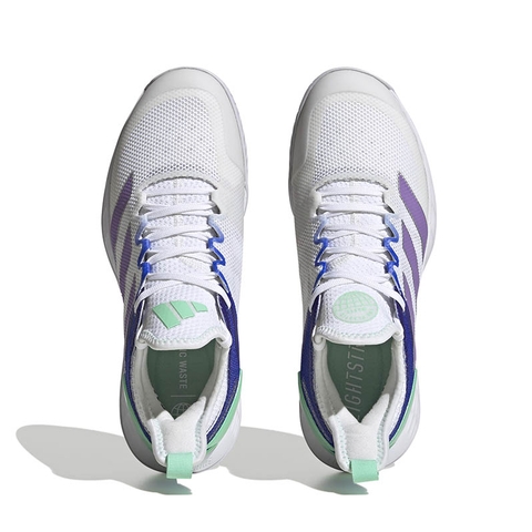 Adidas Ubersonic 4 Tennis Shoe White/violet/silver