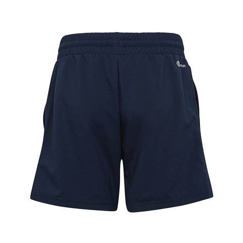 Adidas Club 3 Stripe Boys Tennis Short Navy