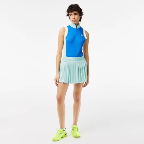 Lacoste On Court Women s Tennis Skirt Green yellow