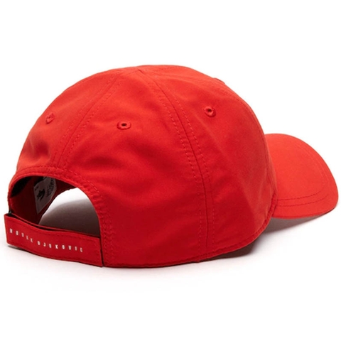 lacoste hat red