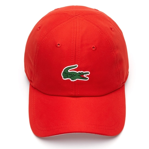 lacoste hat red