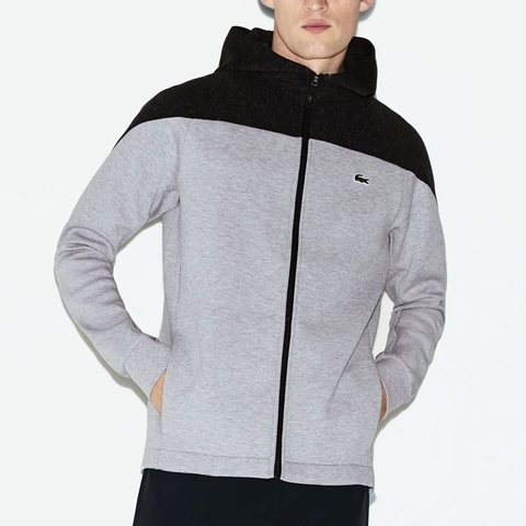 lacoste jacket grey