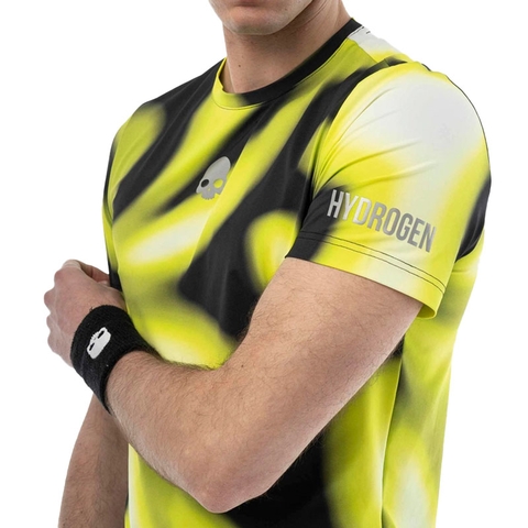 HYDROGEN テニス Tシャツ サイズ10 ブラック/ライム HYDROGEN テニス Tシャツ サイズ10 ブラック/ライム prince×HYDROGEN