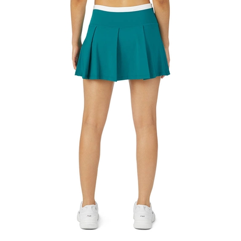 Fila La Finale Pleated Women s Tennis Skort Green white