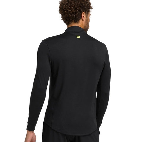 Wilson Everyday Performance Half-Zip Men's Tennis Top Black
