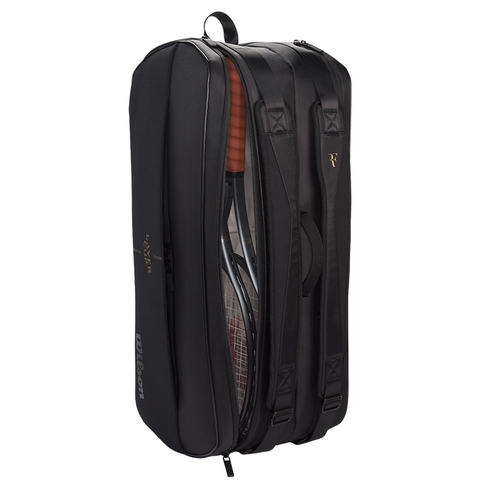 Wilson Laver Cup 2025 RF Tournament 9 Pack Tennis Bag Black/gold