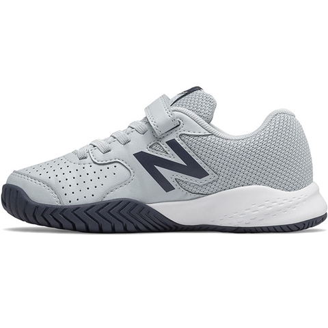 New Balance 696v3 M Junior Tennis Shoe Aluminum/pigment